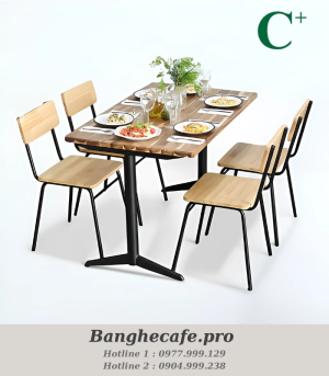 Bộ bàn ghế cafe HO-GMTBBA183