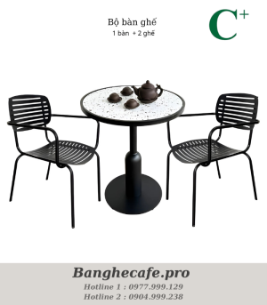 Bộ bàn ghế cafe HO-GMTCBCF215