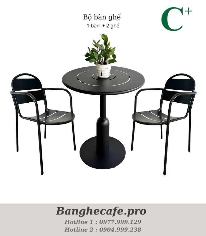 Bộ bàn ghế cafe HO-GMTCBCF216