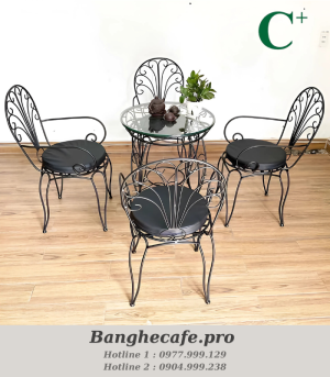 Bộ bàn ghế cafe HO-GMTCBCF218