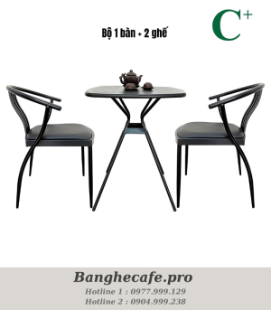 Bộ bàn ghế cafe HO-GMTCBCF224