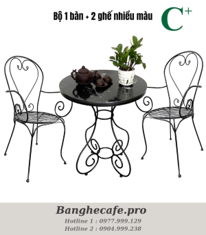 Bộ bàn ghế cafe HO-GMTCBCF230