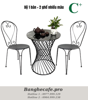 Bộ bàn ghế cafe HO-GMTCBCF231