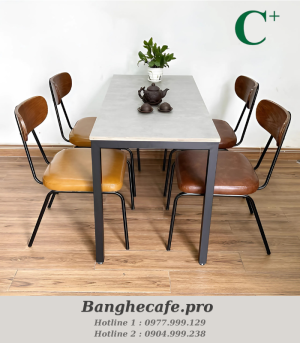 Bộ bàn ghế cafe HO-GMTCBCF236