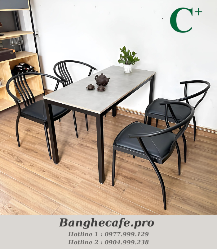 Bộ bàn ghế cafe HO-GMTCBCF237