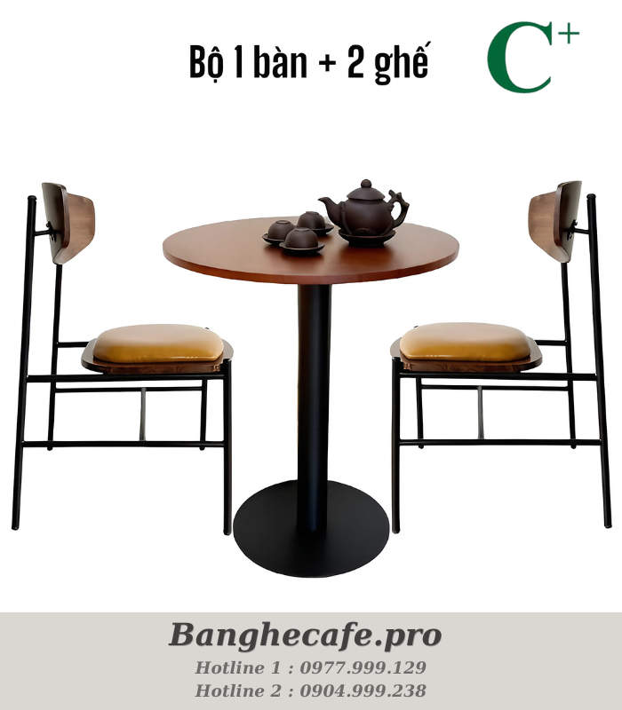 Bộ bàn ghế cafe HO-GMTCBCF241
