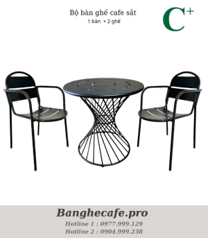 Bộ bàn ghế cafe HO-GMTCBCF247