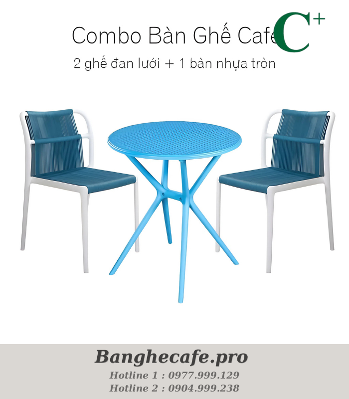 Bộ bàn ghế cafe HO-GMTCBCF248