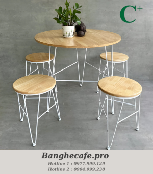 Bộ bàn ghế cafe HO-GMTCBCF258