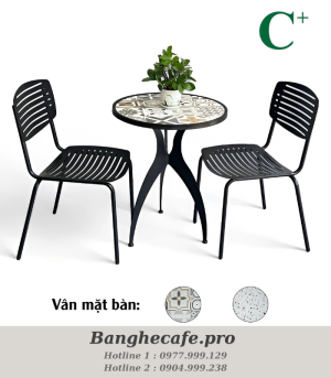 Bộ bàn ghế cafe HO-GMTCBCF271