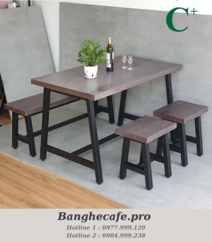 Bộ bàn ghế cafe HO-GMTCBCF277