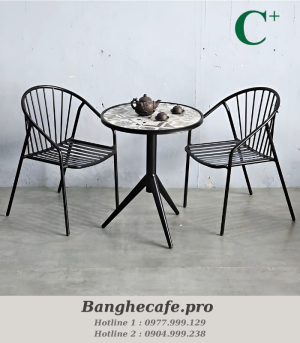 Bộ bàn ghế cafe HO-GMTCBCF316