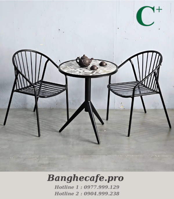 Bộ bàn ghế cafe HO-GMTCBCF316