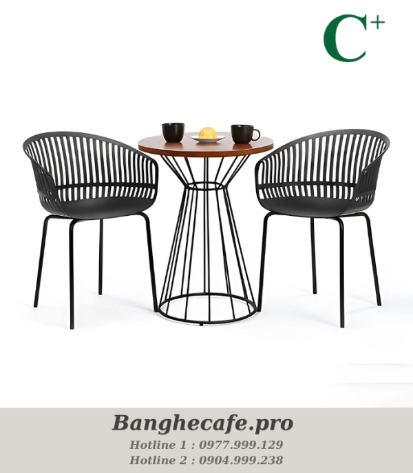 Bộ bàn ghế cafe HO-GMTCBCF336