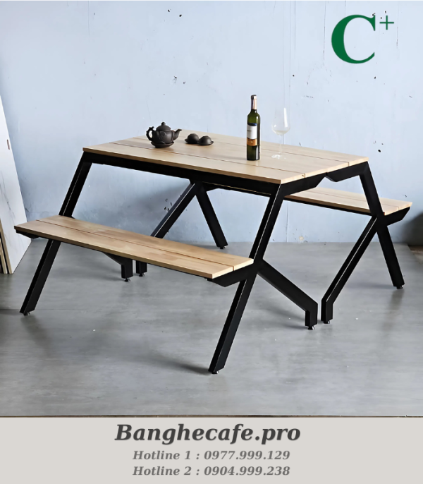 Bộ bàn ghế cafe HO-GMTGBD043